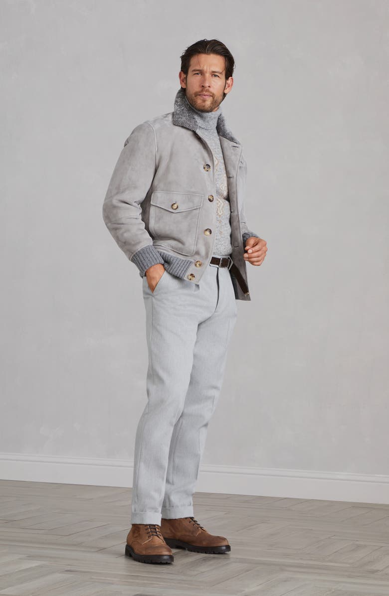 Brunello Cucinelli Shearling jacket, Alternate, color, 