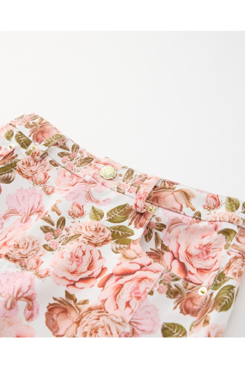 Camellia Denim Jeans, Alternate, color, Floral