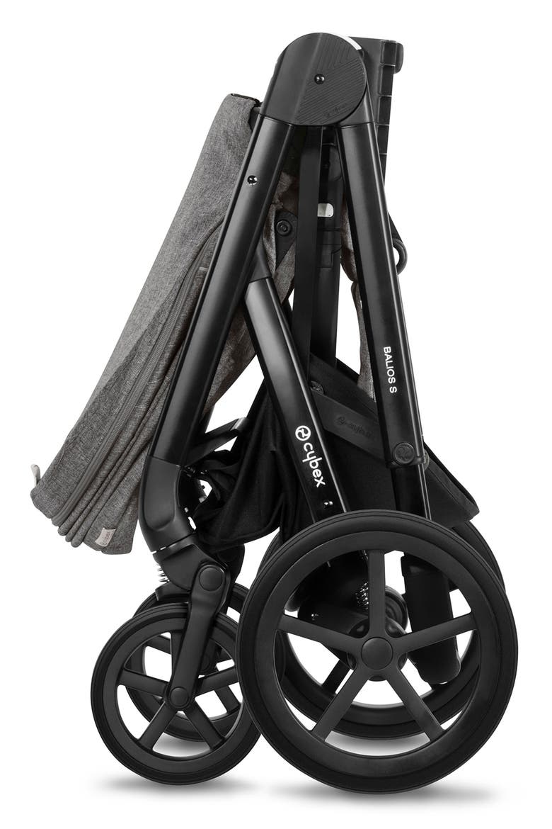 Balios S Stroller & Anton M Car Seat Travel System, Alternate, color, BLACK