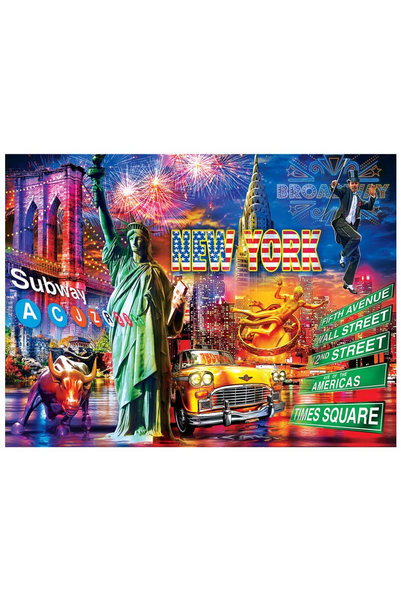 Greetings From NYC 550pc Puzzle, Alternate, color, Multicolor