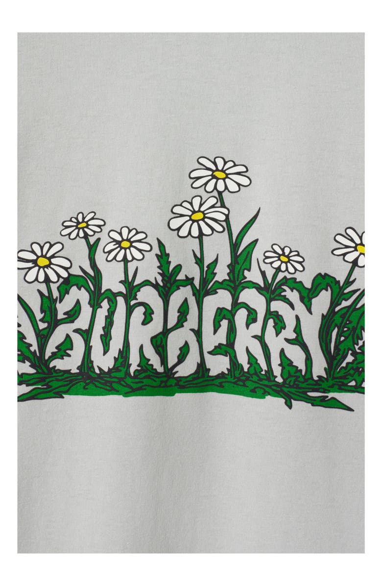 Burberry Daisy Logo Cotton T-shirt, Alternate, color, 