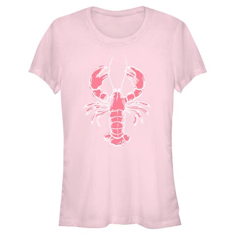 Juniors Lost Gods American Lobster Artwork T Shirt