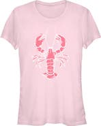 Lost Gods Juniors Lost Gods American Lobster Artwork T Shirt