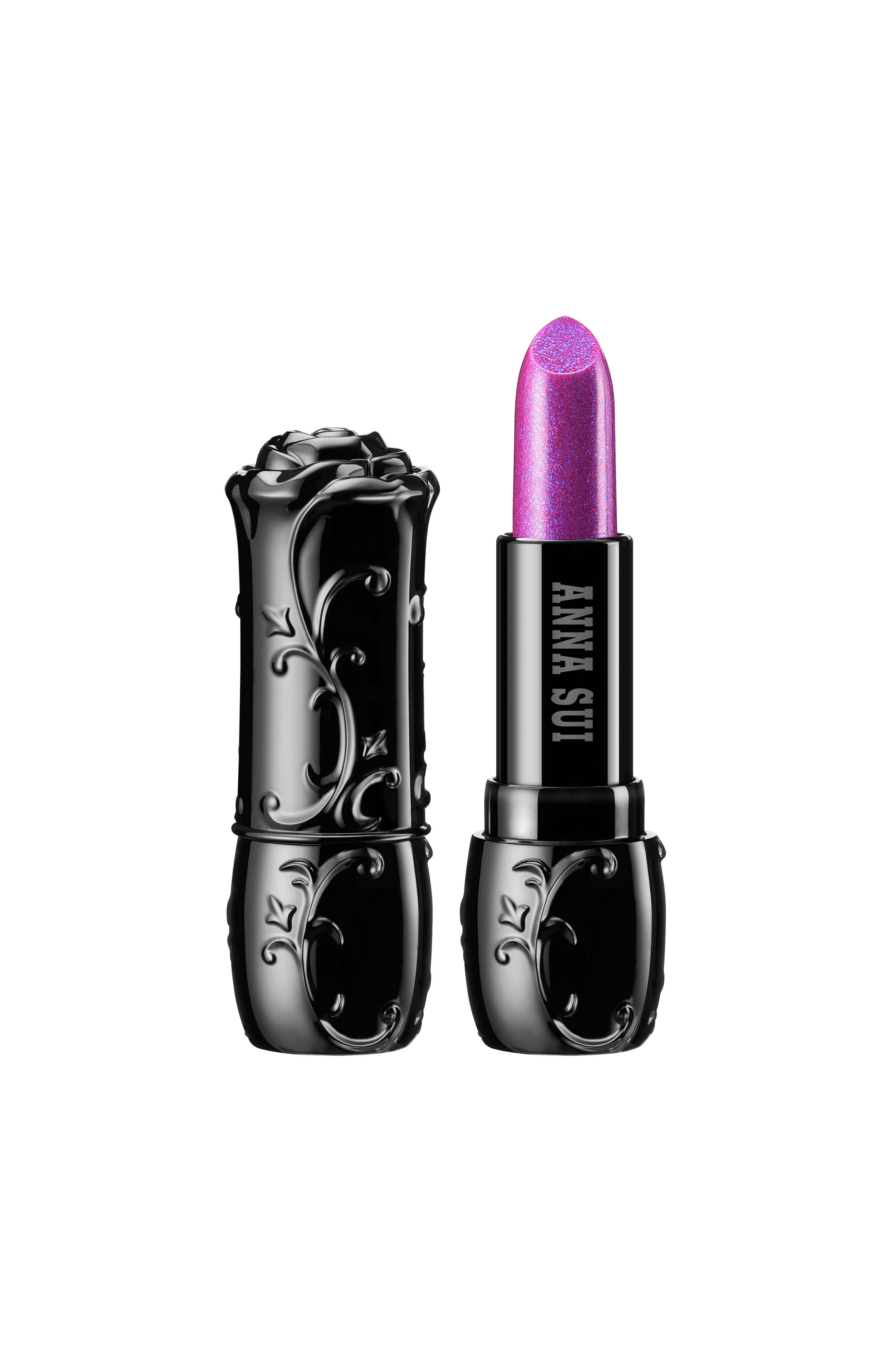 Anna Sui Lipstick P in Mysterious Neon Purple 200 at Nordstrom