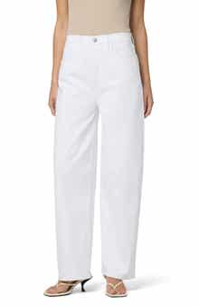 Hudson Jeans Super High Waist Barrel Leg Jeans