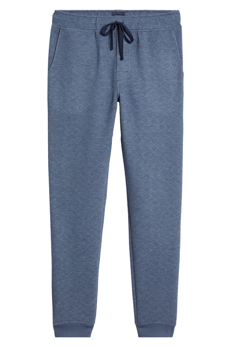 Diamond Knit Joggers, Alternate, color, ECLIPSE BLUE