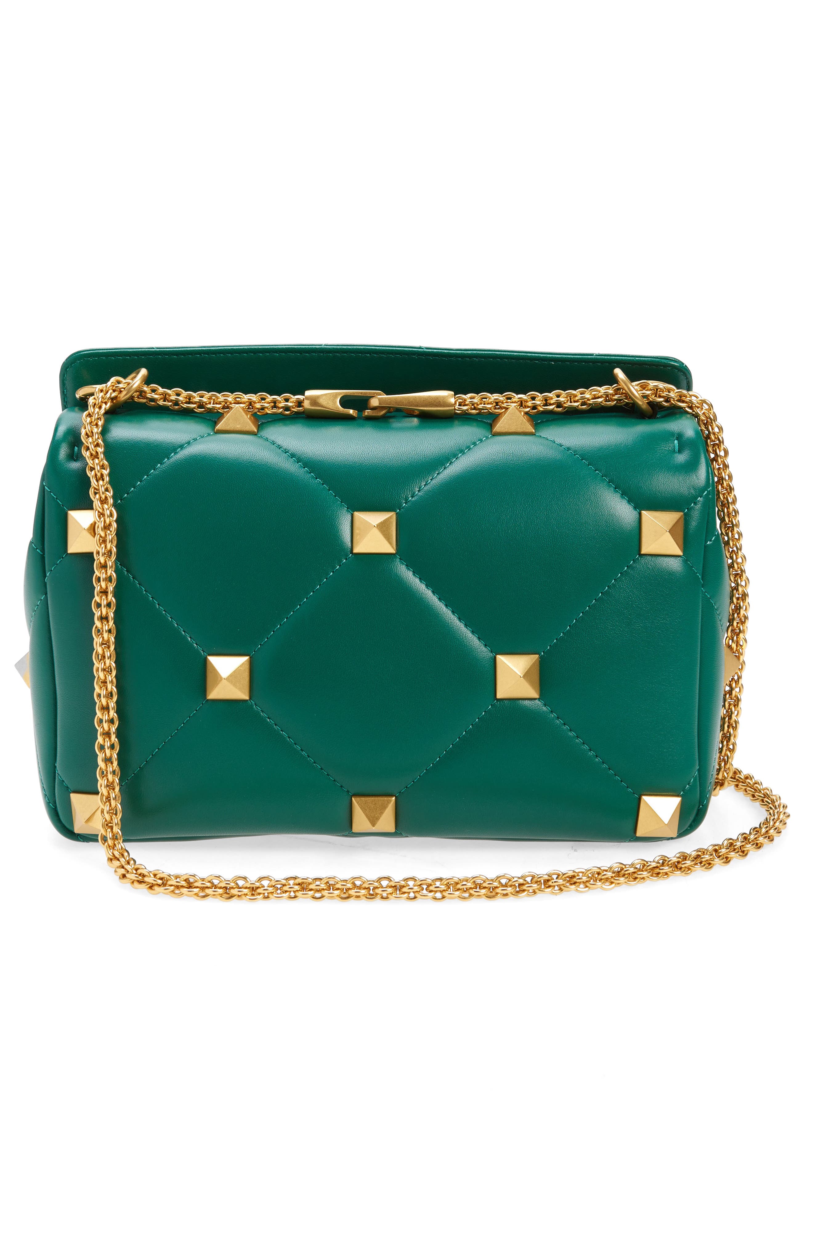 Roman Stud Nappa Chain Bag, Alternate, color, JUNGLE ROMAN