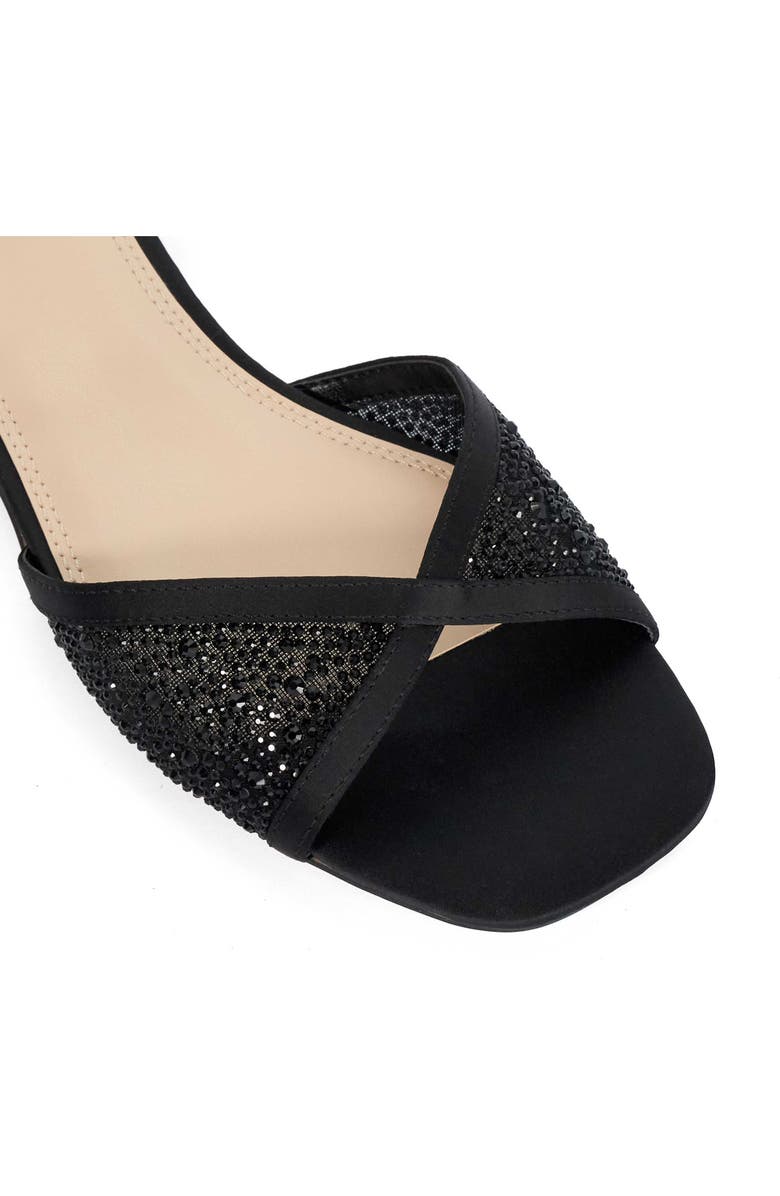 Dune London <p>Naxxos Crystal Embellished Sandal (Women)</p>, Alternate, color, Black