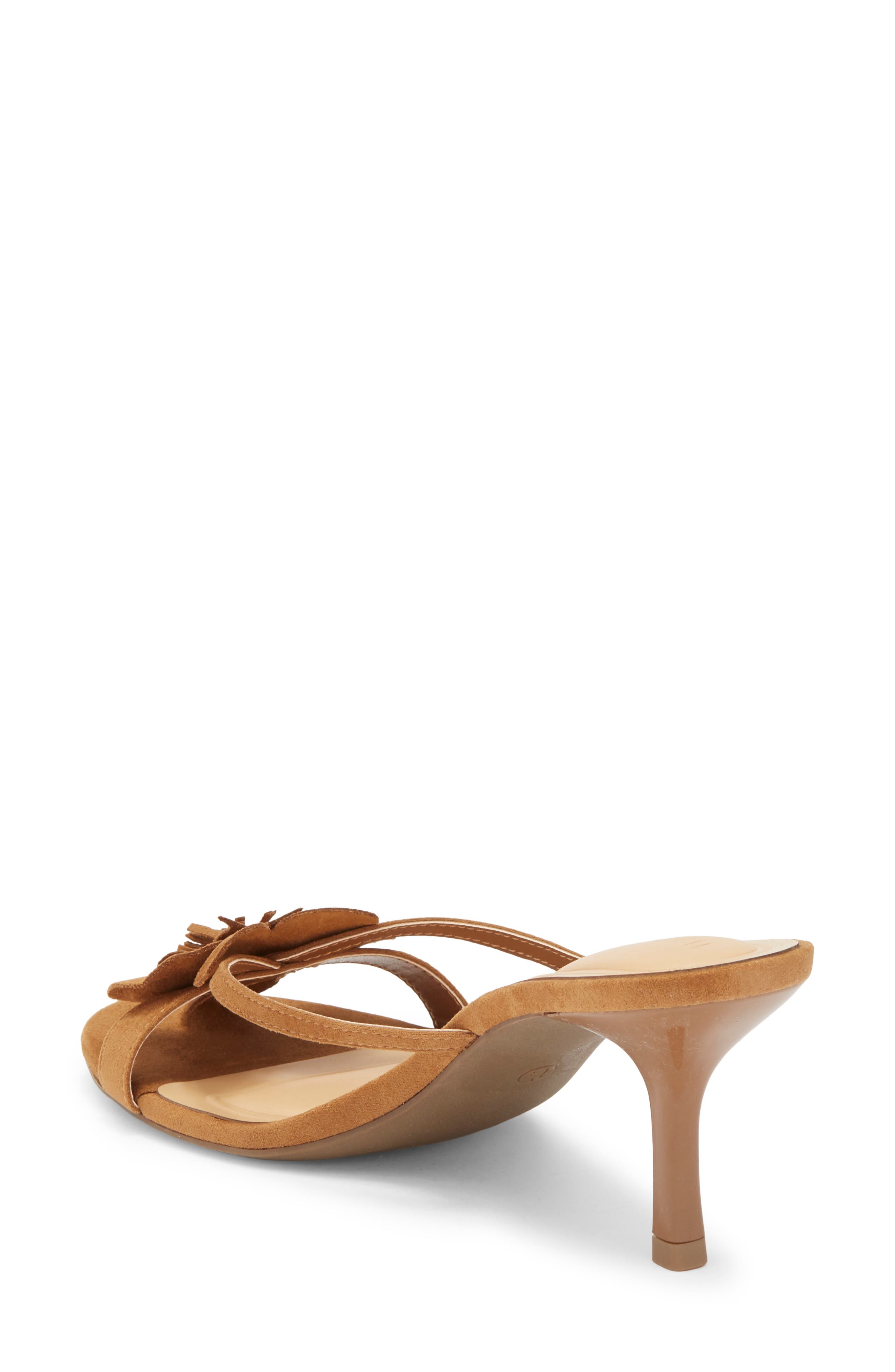 Liora Rosette Sandal, Alternate, color, CHESTNUT
