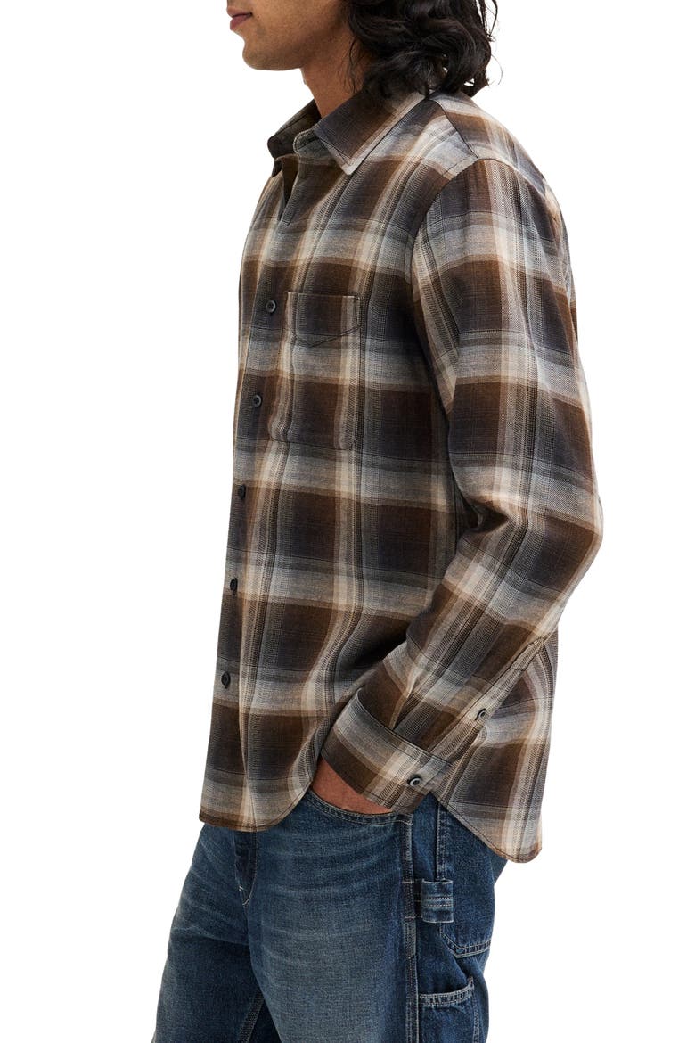 Teamkit Plaid Flannel Shirt, Alternate, color, CAMP PLAID
