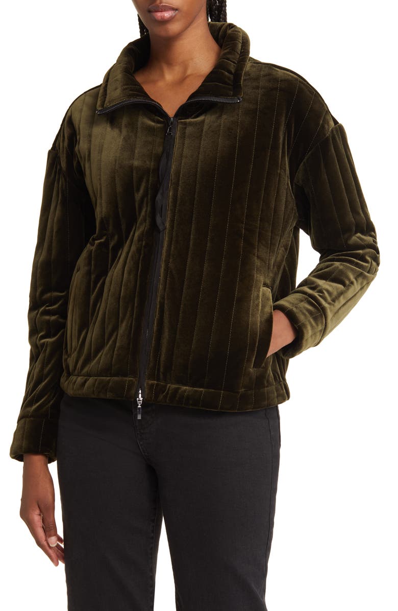 Lysse Shea Quilted Velvet Jacket, Alternate, color, 