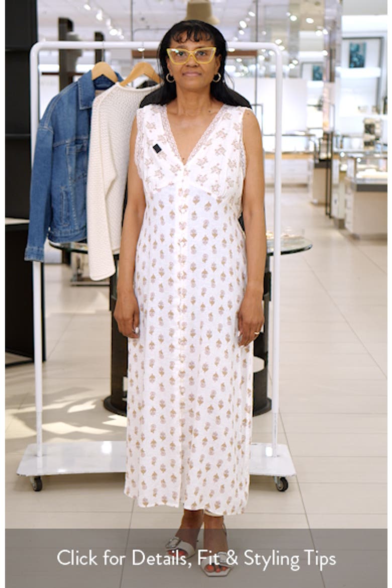Floral Linen Blend Dress video