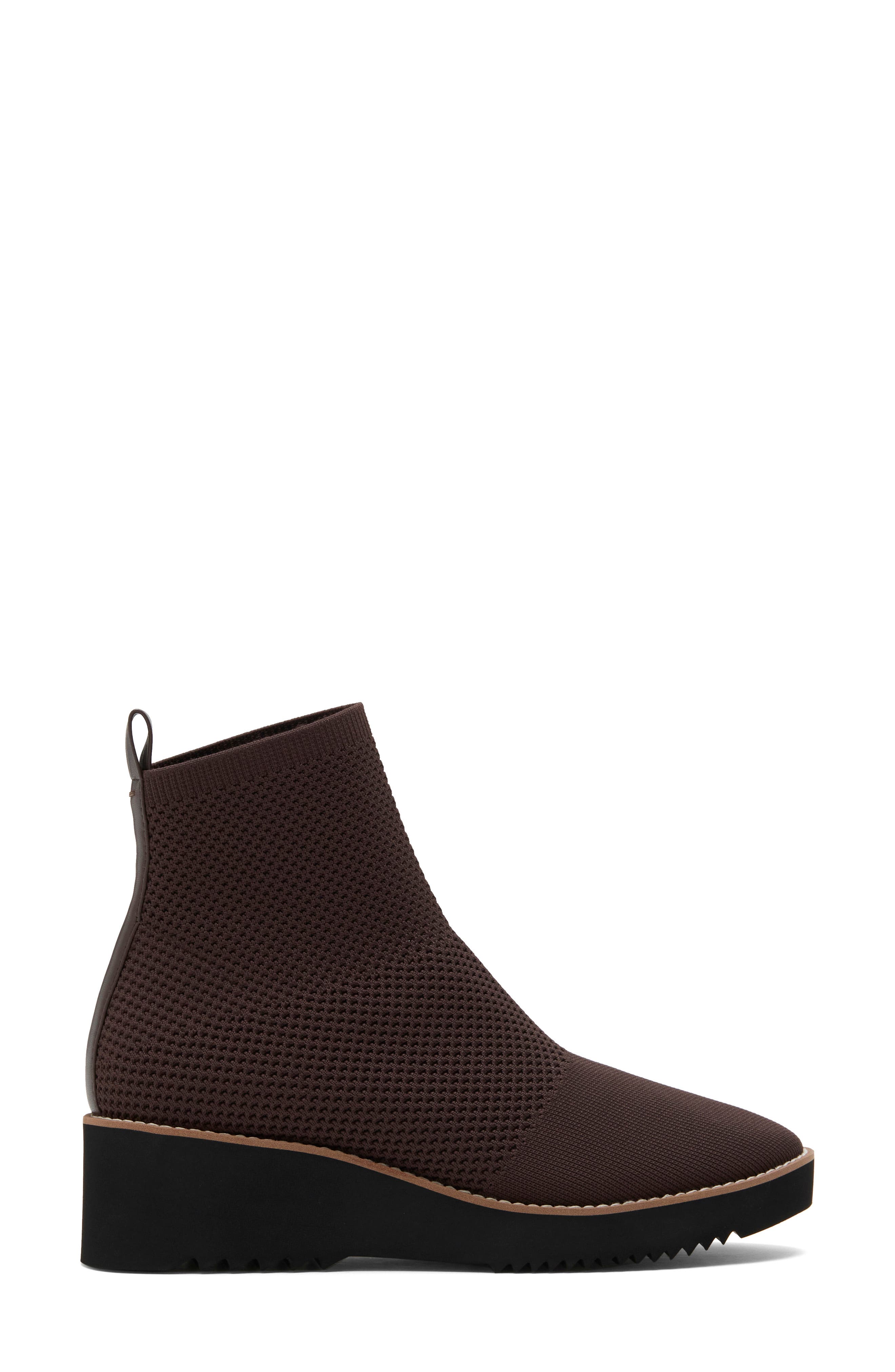 Estuary Knit Wedge Bootie, Alternate, color, COFFEE