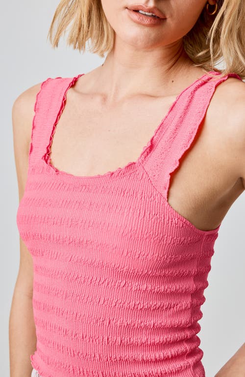 Florence By Mills Lettuce Edge Tank In Pink