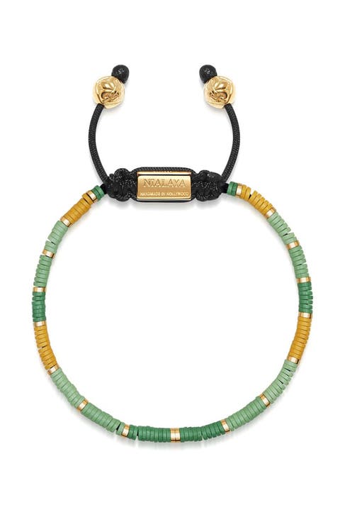 Mini Disc Beaded Bracelet