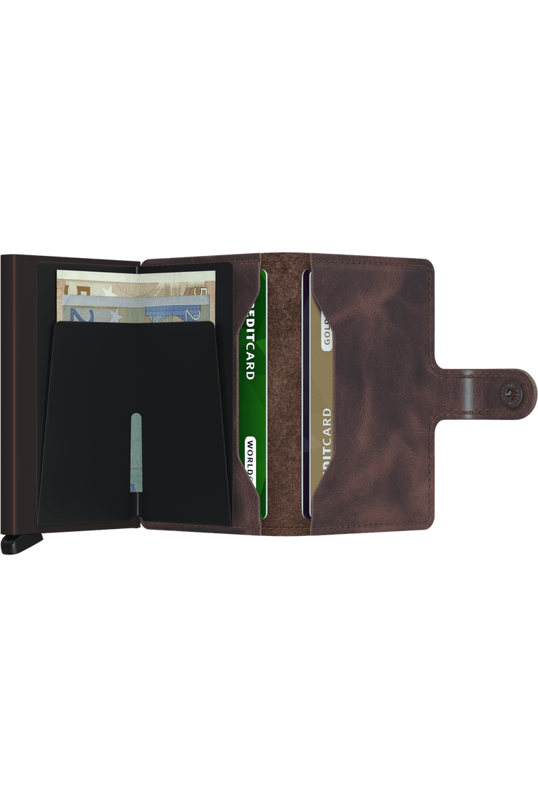 Miniwallet Vintage, Alternate, color, Chocolate