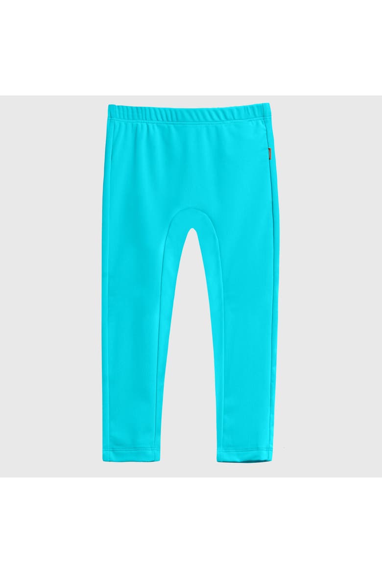 Baby Unisex UPF 50+ Nylon/Spandex Blend Swim Leggings, Main, color, Turquoise