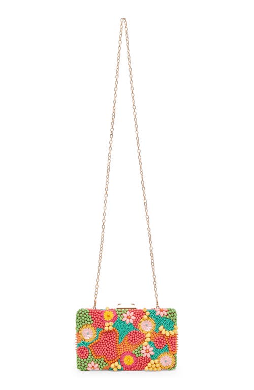 Dolce Vita Beaded Box Clutch In Multi