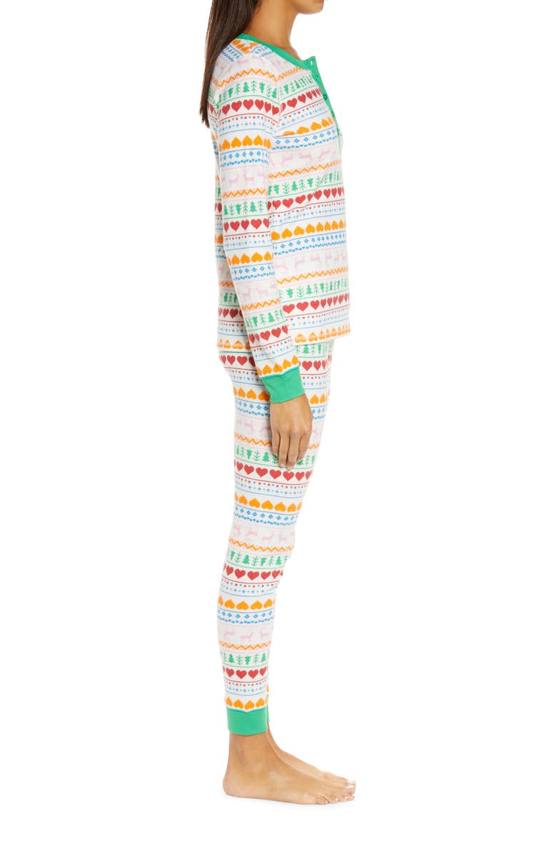 Nordstrom Fam Jam Two-Piece Thermal Pajamas, Alternate, color,
