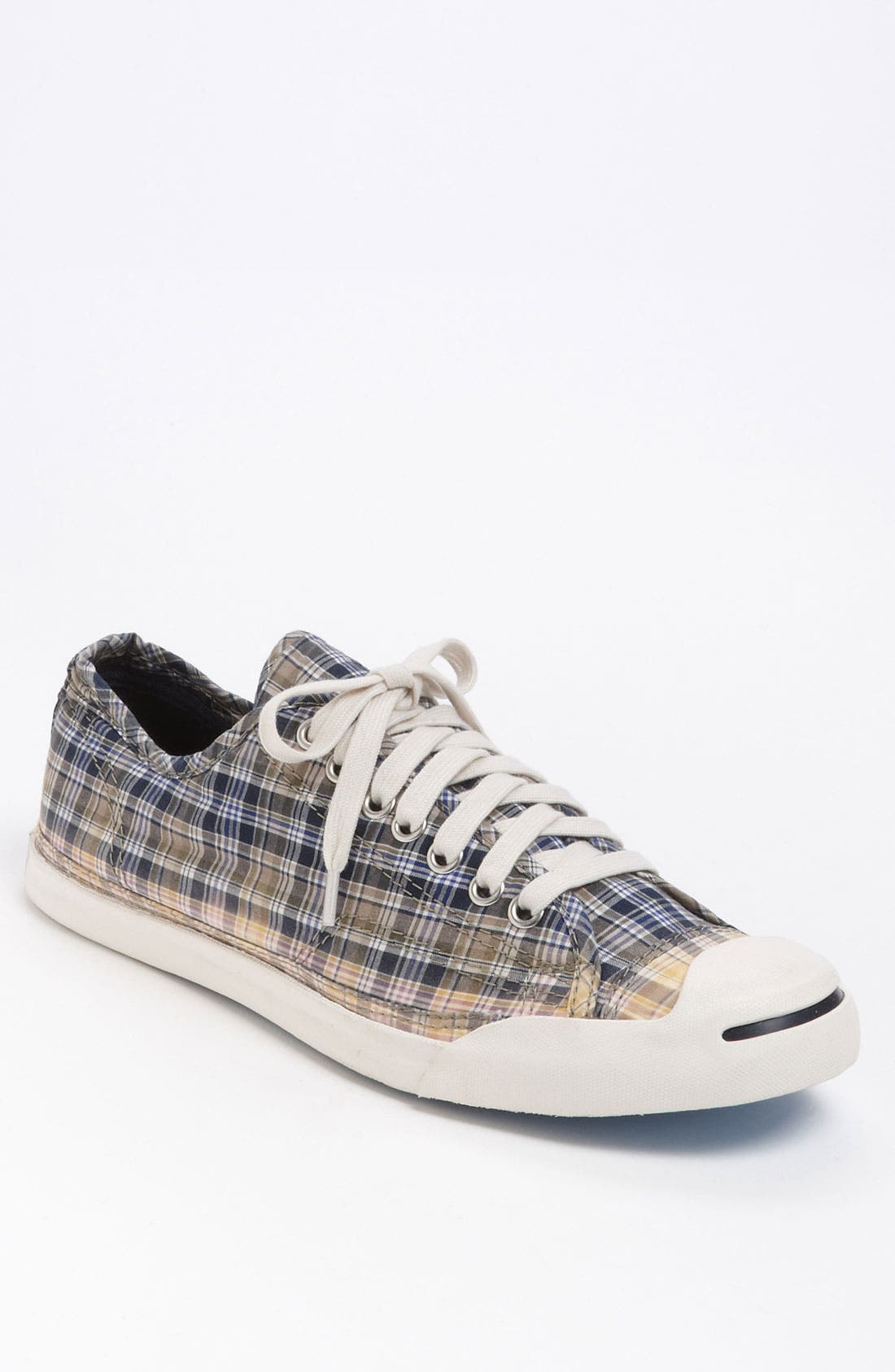 'Jack Purcell' Sneaker, Main, color, BROWN/ BLUE/ WHITE PLAID