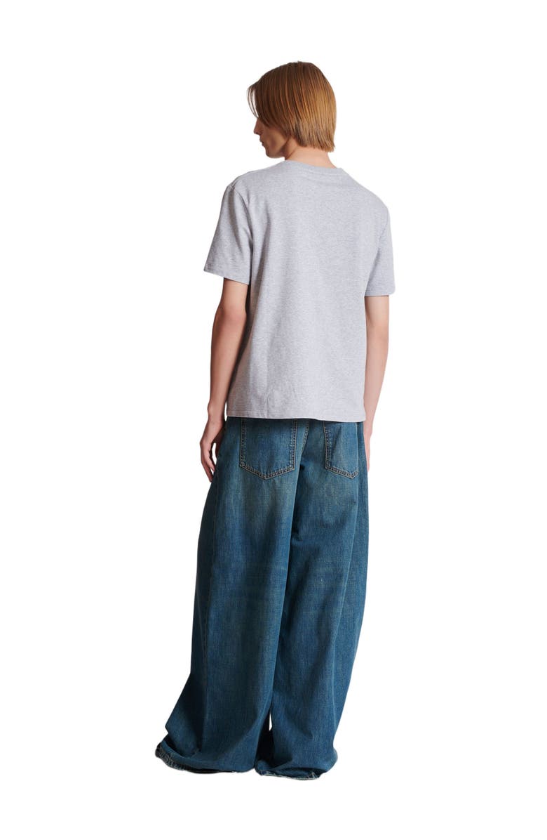 Balmain Embroidered Balmain Paris T-shirt, Alternate, color, 