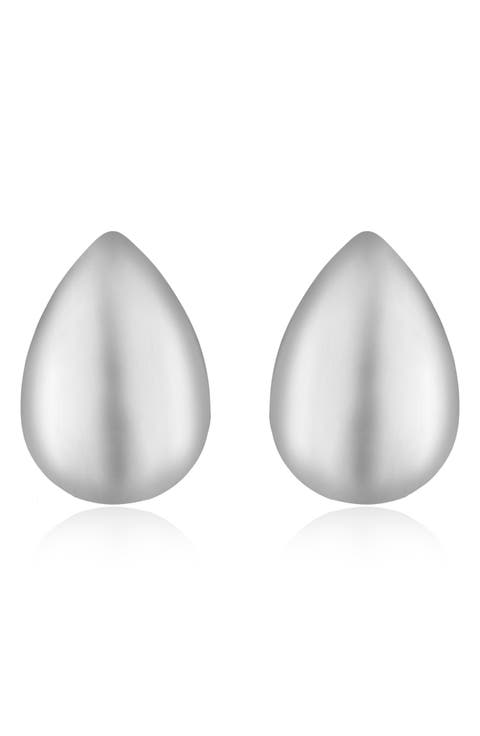 Teardrop Stud Earrings