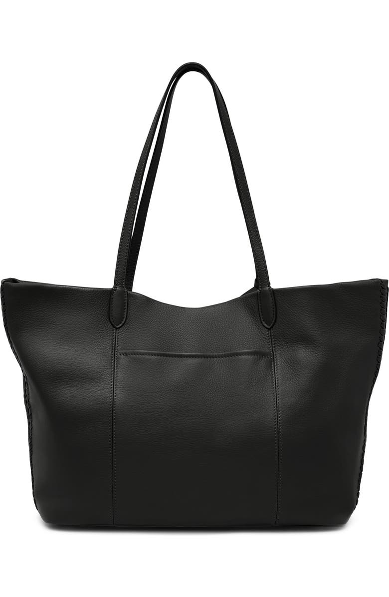 AIMEE All for Love Convertible Leather Shopper Bag, Alternate, color, Black