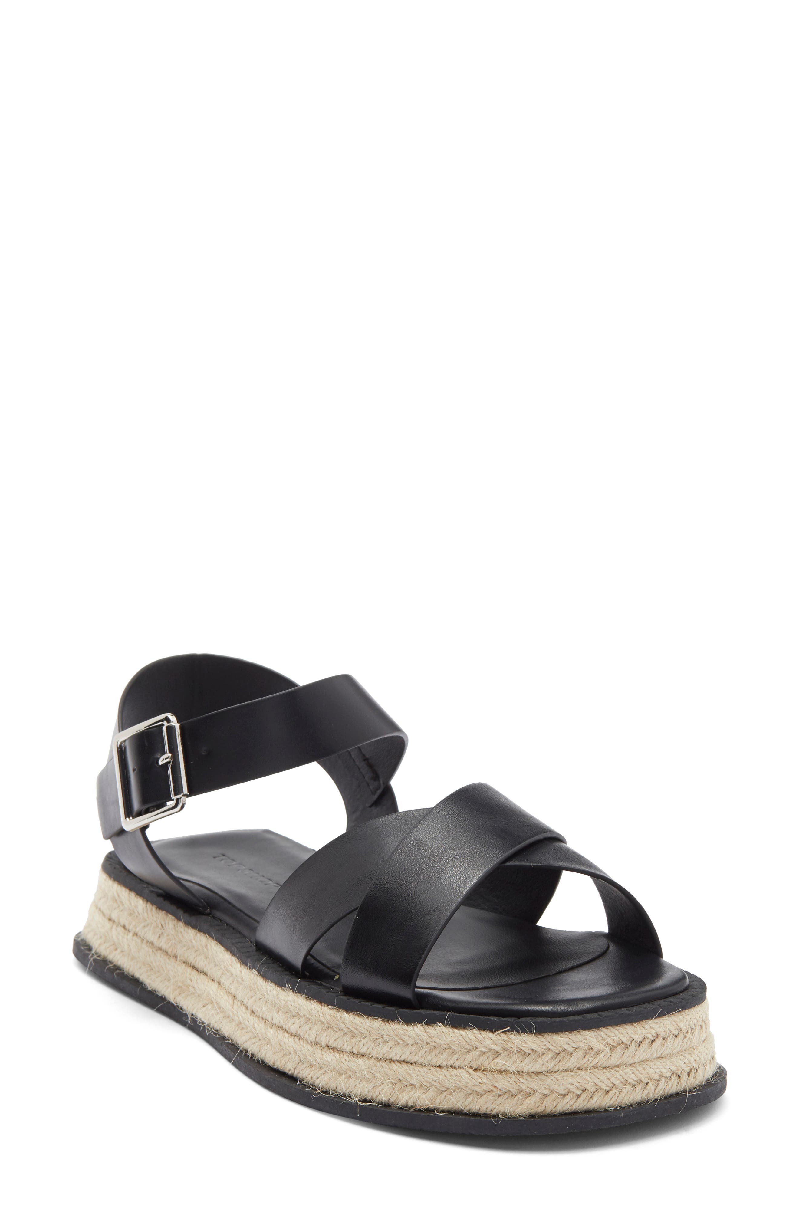 Topshop Jenna Espadrille Flatform Sandal, Main, color, 