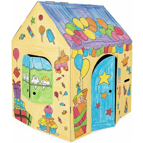 Birthday Arts & Craft Cardboard Fort