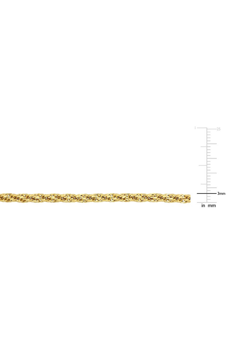 2-Piece Set Infinity Rope Chain Bracelet & Necklace 14k, Alternate, color, Yellow Gold