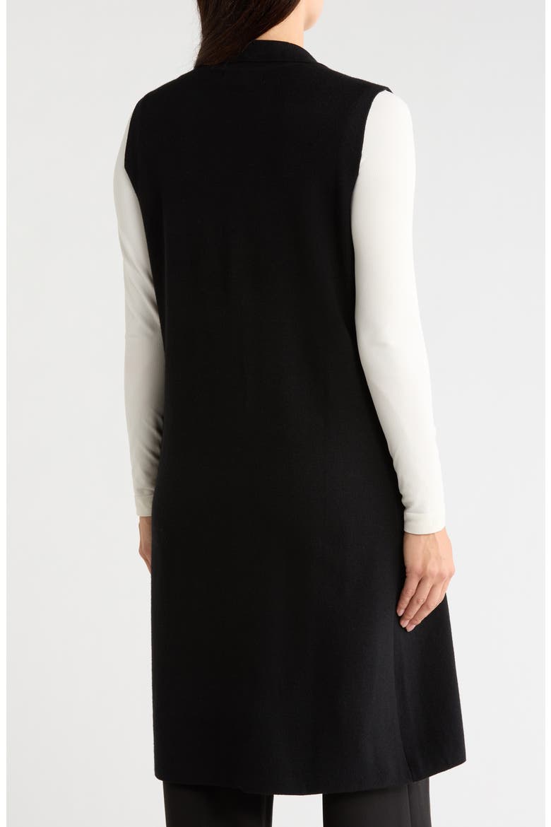 Whitney Longline Vest, Alternate, color, BLACK