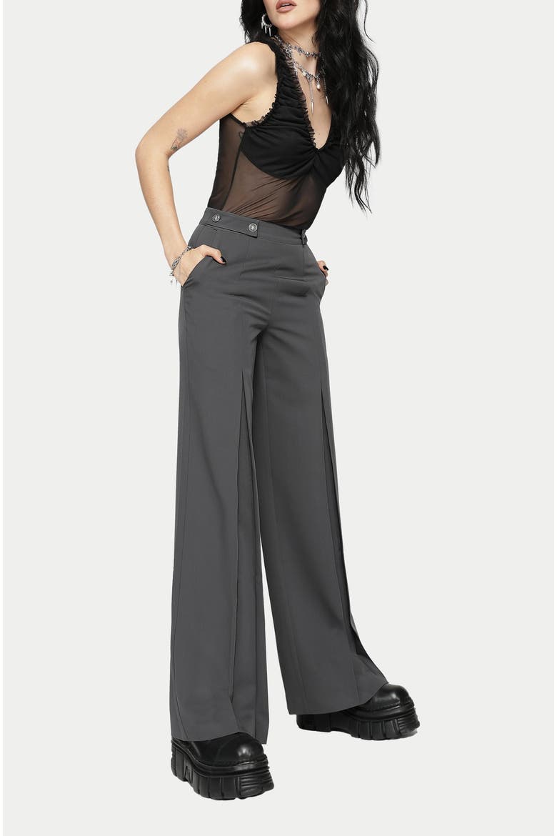Ira Bug Tailored Trouser, Alternate, color, Charcoal
