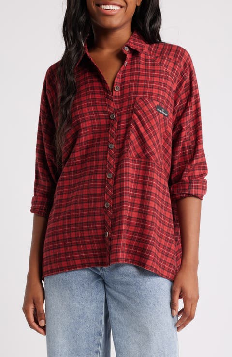 Brendan Check Oversize Button-Up Shirt
