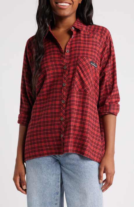 BDG Urban Outfitters Brendan Check Oversize Button-Up Shirt