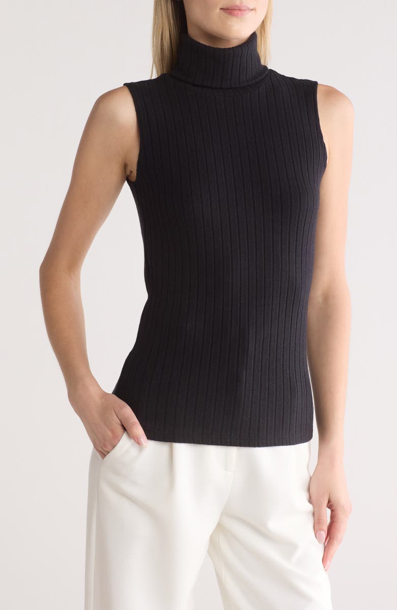 L'AGENCE Ceci Sleeveless Turtleneck Sweater, Main, color,