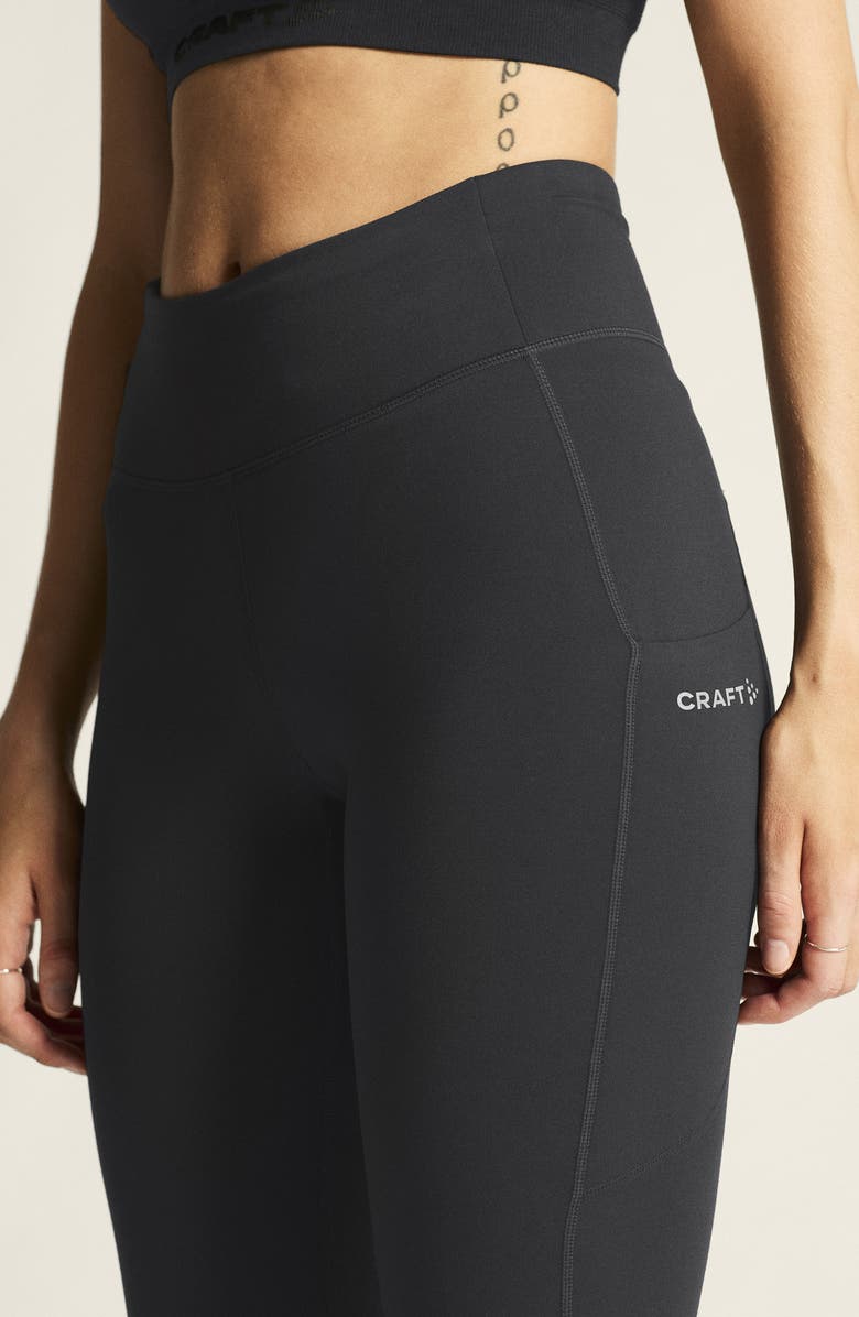 Craft ADV Essence Warm Tights, Alternate, color, Black