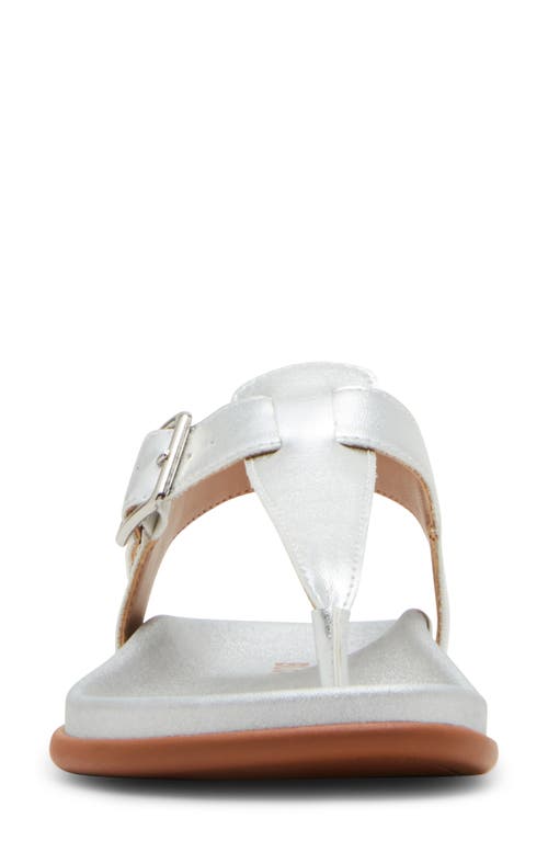 Blondo Niomi Ankle Strap Sandal In Silver