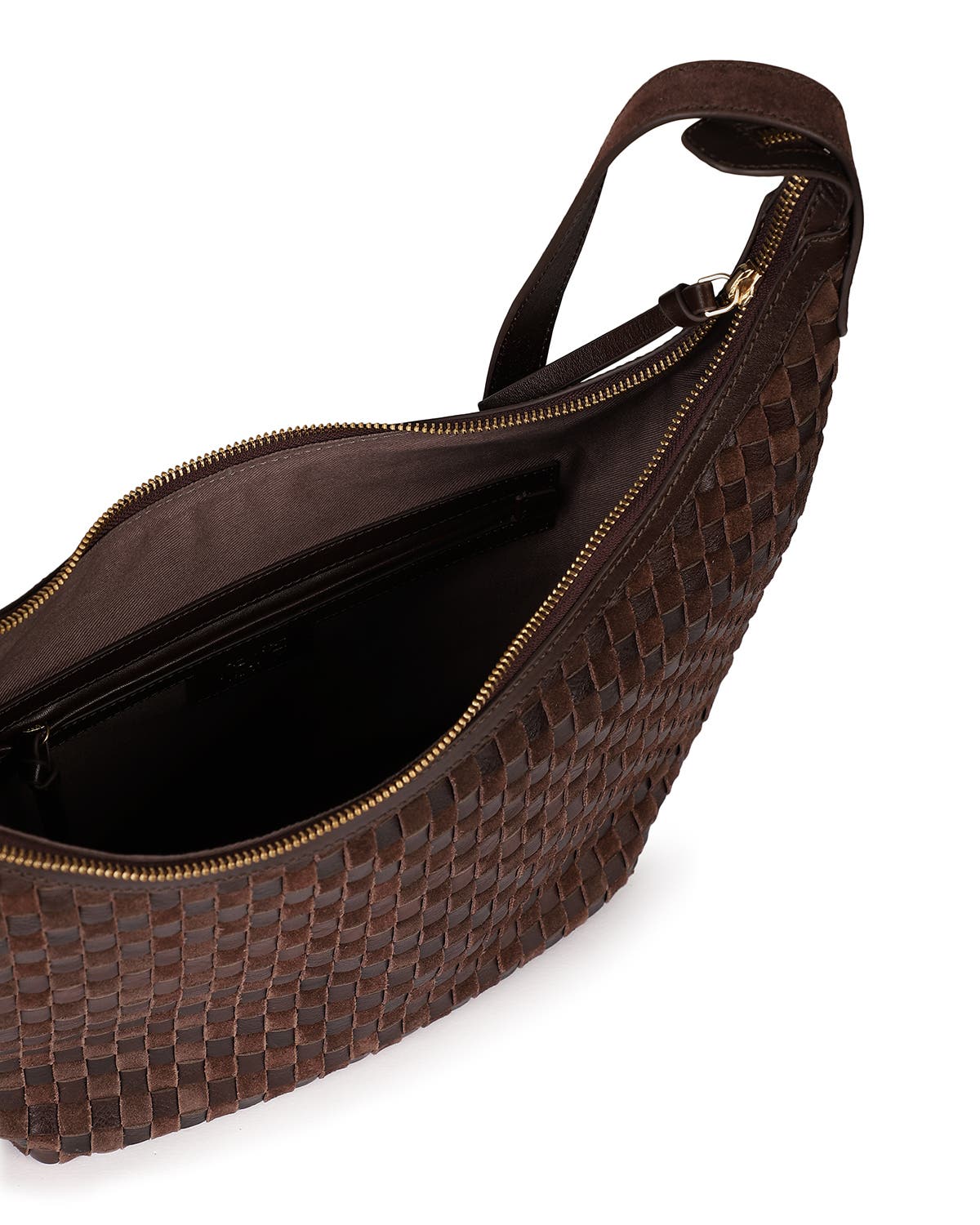 Rafe New York Large Alva Large Hobo, Alternate, color, Chocolate