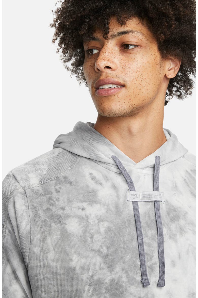 Sportswear Club Fleece Pullover Hoodie, Alternate, color, OFF NOIR/ IRON GREY/ GREY
