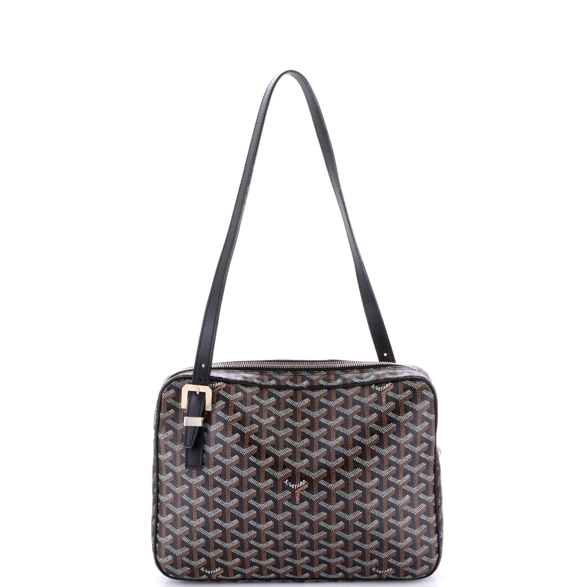 Pre-Owned Goyard Yona Bag Coated Canvas GM, Alternate, color, Black
