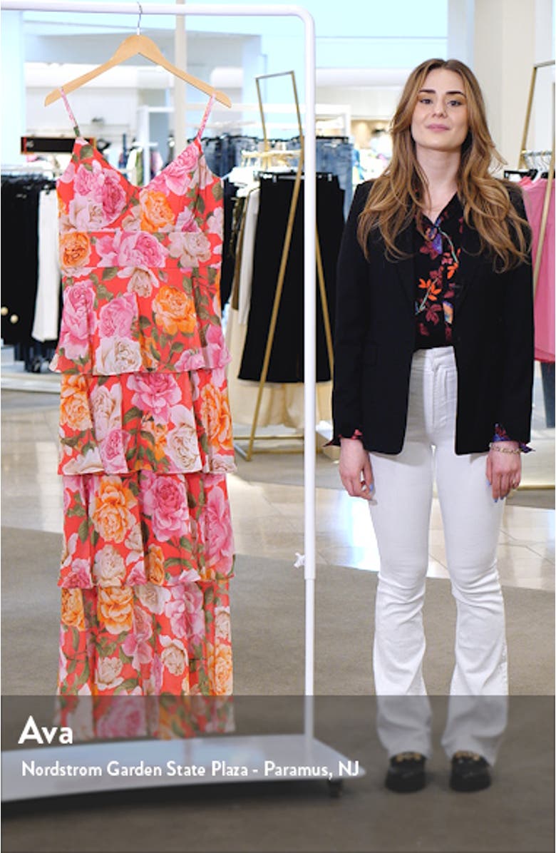 Floral Tiered Gown, sales video thumbnail