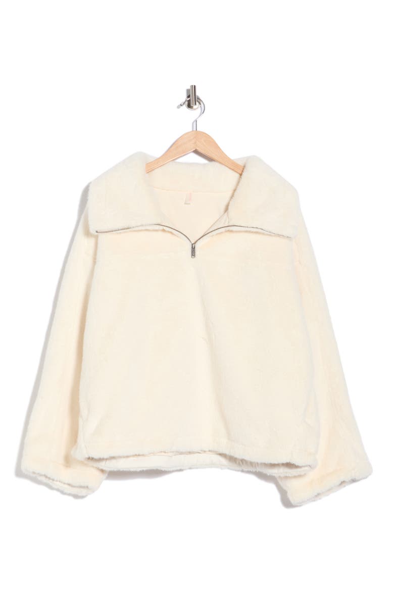 Alpine Glow Half Zip Pullover, Alternate, color, IVORY