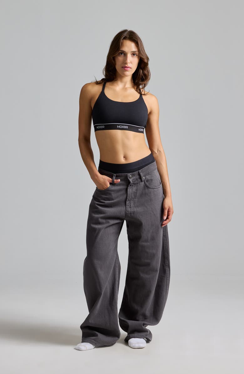 Woxer Baller Pad Liner Ultra-Soft 5-Inch Boxer Briefs, Alternate, color, Black 2.0