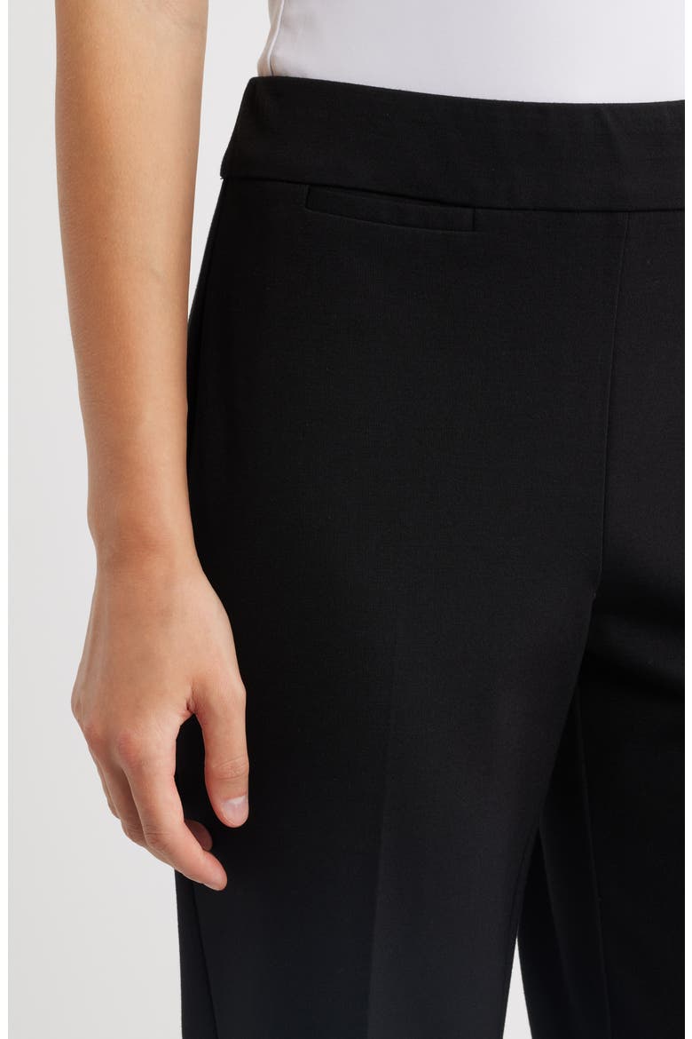 Pull On Welt Pocket Wide Leg Pants, Alternate, color, ANNE BLACK