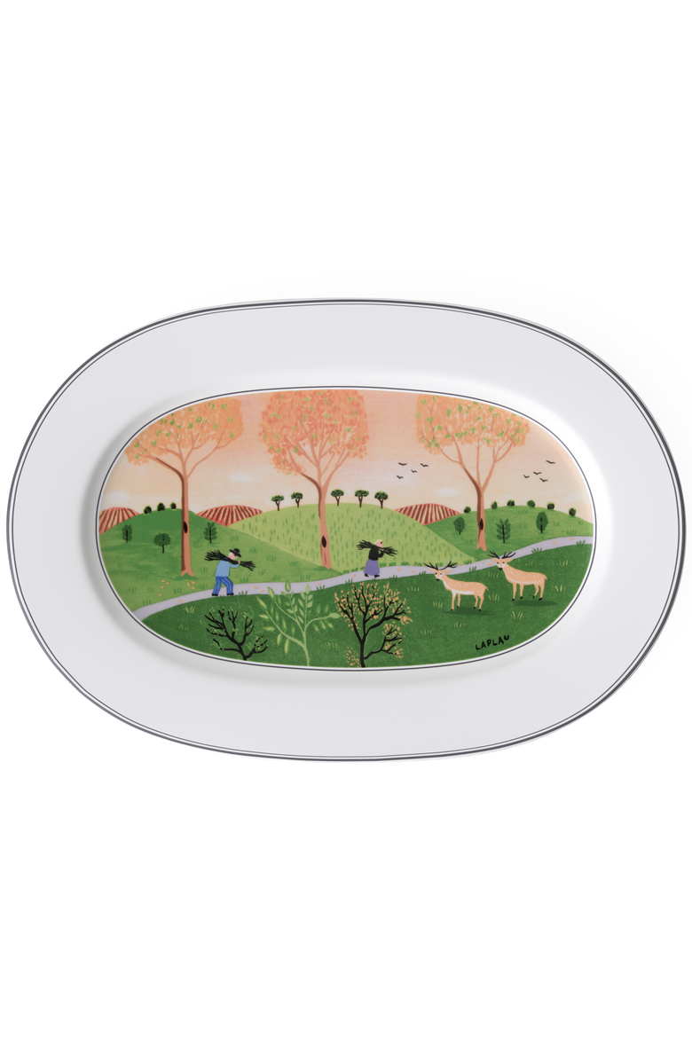 Villeroy & Boch Design Naif Oval Platter, Main, color, NO COLOR