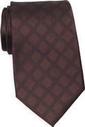 Calvin Klein Travis Grid Print Tie