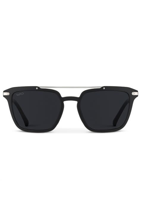 Connor - 52mm Square Polarized Sunglasses