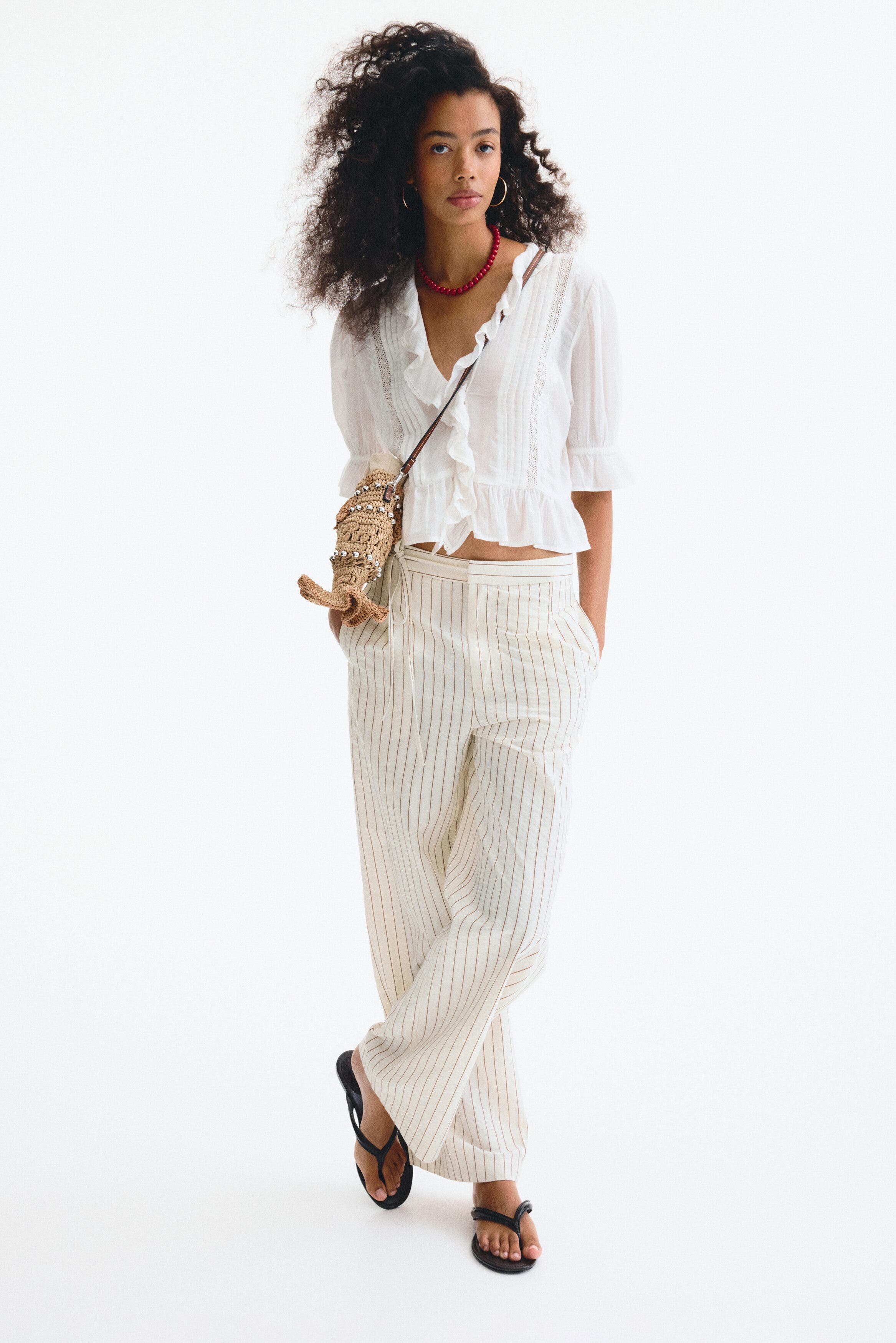White/striped