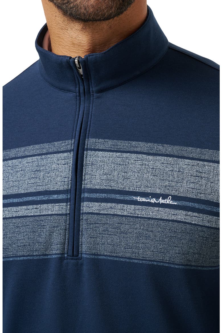 Marina Nights Quarter Zip Pullover, Alternate, color, TOTAL ECLIPSE