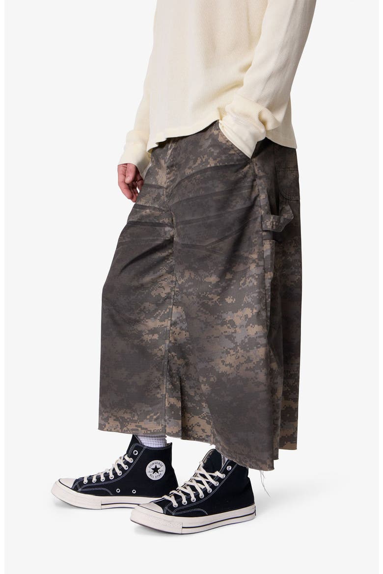 Extra Long Overdyed Digi Camo Cargo Shorts, Alternate, color, DIGI CAMO